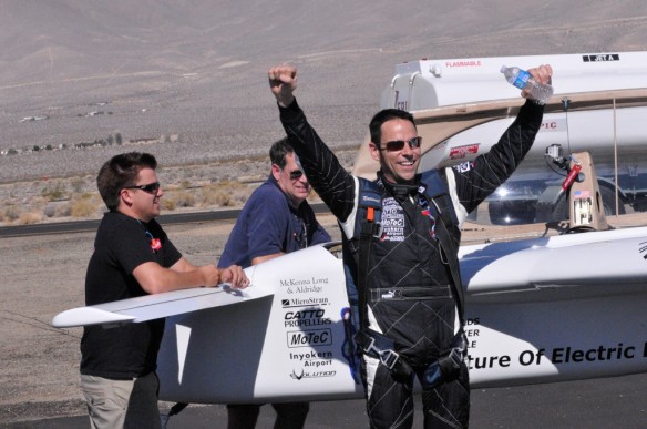 Chip Yates Rekord Elektroflugzeug Chip Yates Rekord Elektroflugzeug
