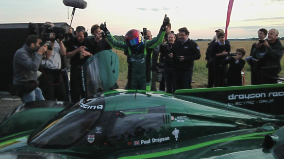 Drayson schnellstes Elektroauto Weltrekord