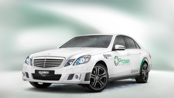 Protean Radnabenmotor in der Brabus E-Klasse Protean Radnabenmotor in der Brabus E-Klasse