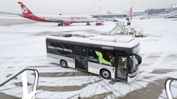 Solaris Test am Flughafen Hamburg Solaris Test am Flughafen Hamburg