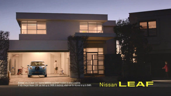 Nissan Leaf 'What if' Werbung mit Fehler Nissan Leaf 'What if' Werbung mit Fehler