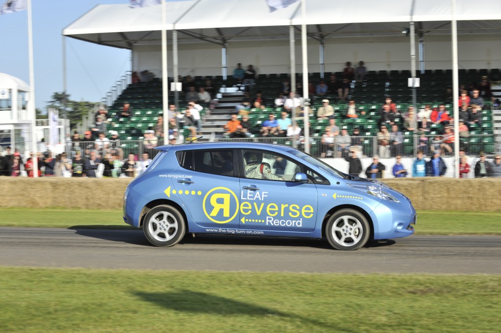 Nissan Leaf Rekord Goodwood Nissan Leaf Rekord Goodwood