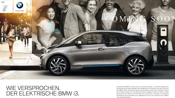 BMW i3 Werbekampagne 'Wie versprochen' BMW i3 Werbekampagne 'Wie versprochen'