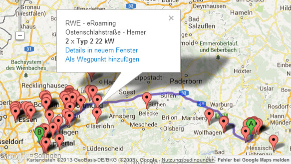 Elektroauto Routenplaner Elektroauto Routenplaner
