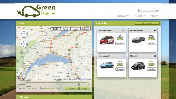 Green Race Elektroauto Simulation Green Race Elektroauto Simulation