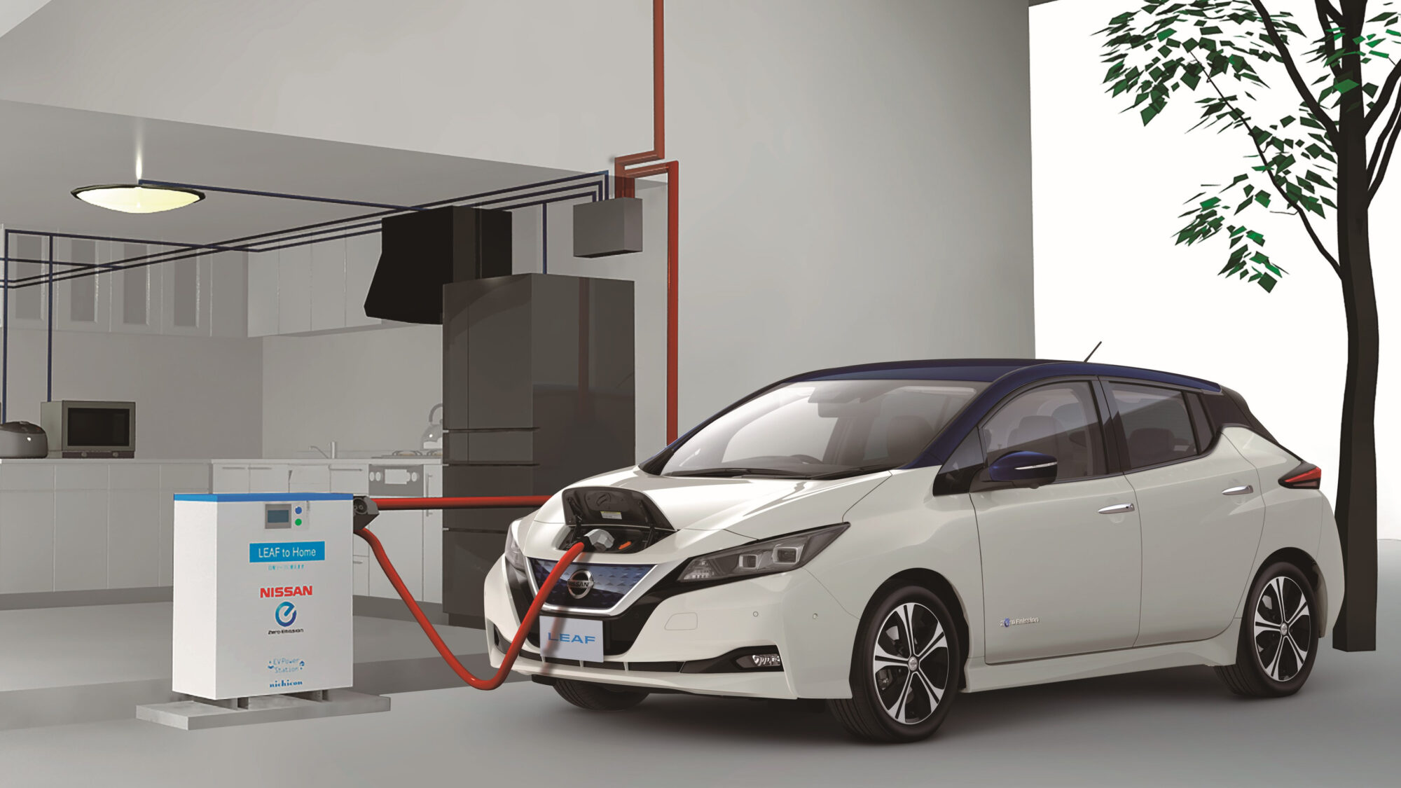 Nissan xStorage und V2G: Wie das Elektroauto das Netz stützt und der Fahrer davon profitiert Nissan xStorage und V2G: Wie das Elektroauto das Netz stützt und der Fahrer davon profitiert