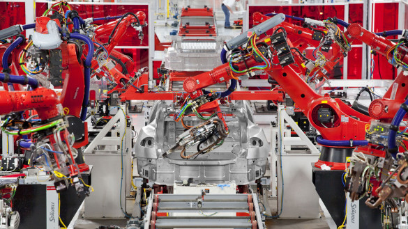 Tesla Model S Produktion läuft auf vollen Touren Tesla Model S Produktion läuft auf vollen Touren