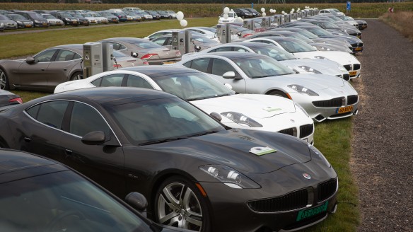 Fisker Weltrekord im gleichzeitigen Laden von Elektroautos Fisker Weltrekord im gleichzeitigen Laden von Elektroautos