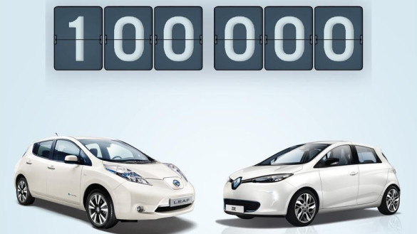 Allianz Renault-Nissan verkauft 100.000 Elektrofahrzeuge weltweit Allianz Renault-Nissan verkauft 100.000 Elektrofahrzeuge weltweit