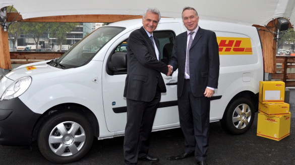 Renault ZOE und Kangoo Z.E. bei DHL Frankreich Renault ZOE und Kangoo Z.E. bei DHL Frankreich