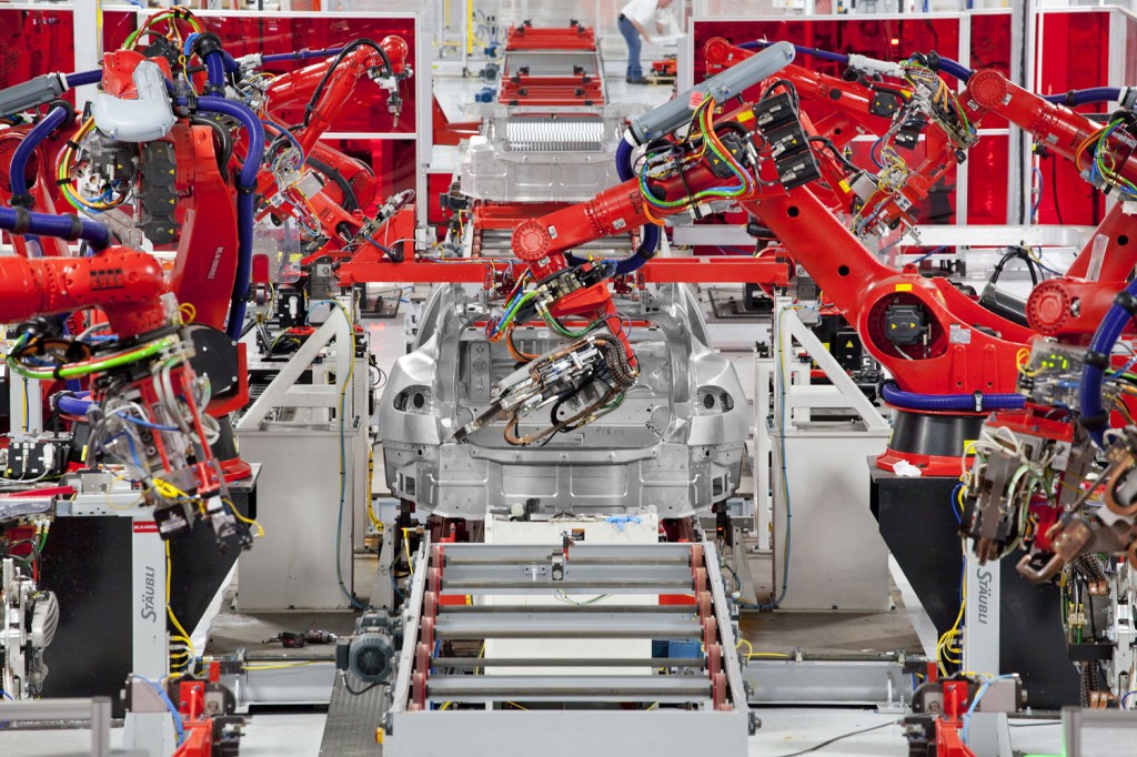 Tesla Model S Produktion Tesla Model S Produktion